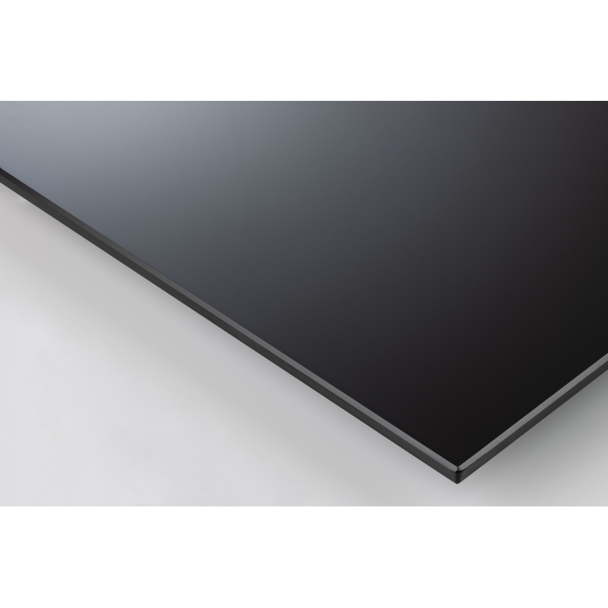 Konferenču galds ar paceļamu virsmu ENZO 110x60 cm melns/ozola dekors