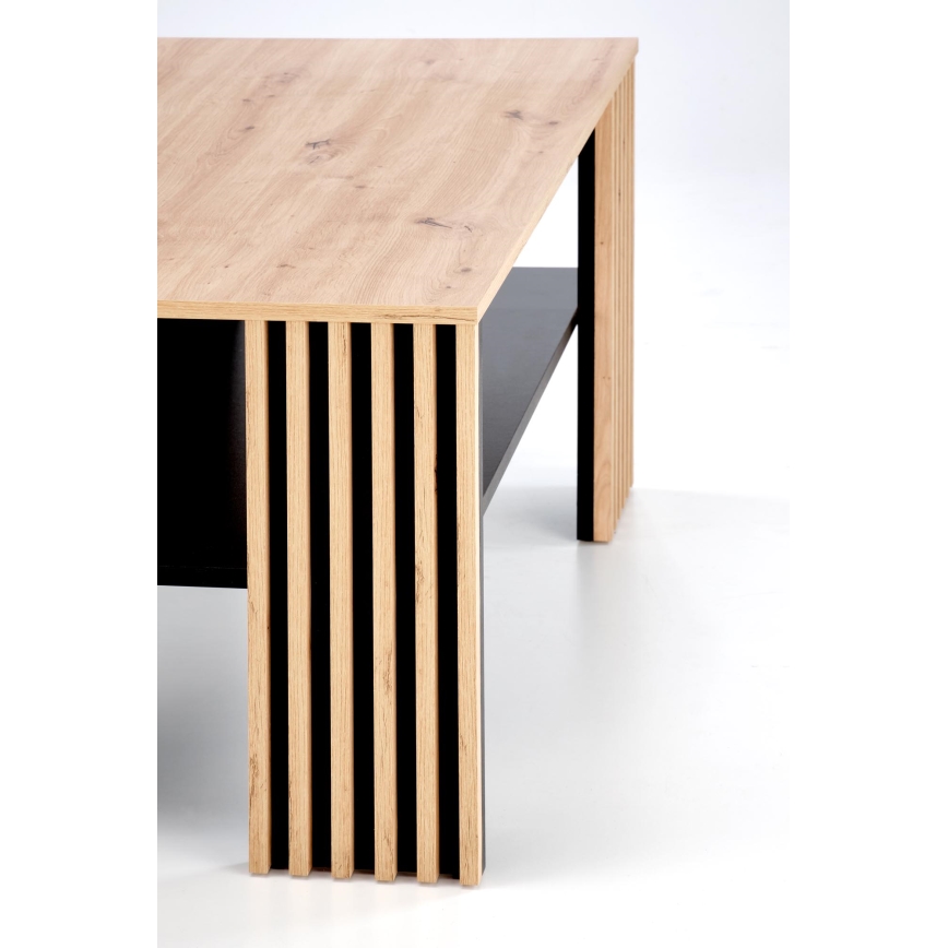 Konferenču galds FORMA 110x65 cm brūns/melns