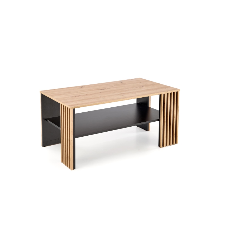 Konferenču galds FORMA 110x65 cm brūns/melns