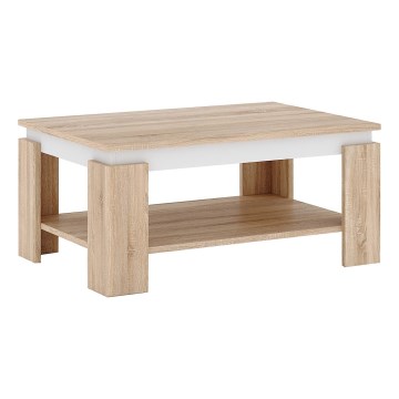 Konferenču galds LUNO Sonoma ozols/balts