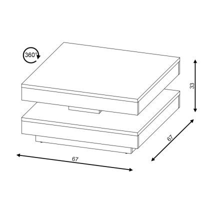 Konferenču galds TIMO balts