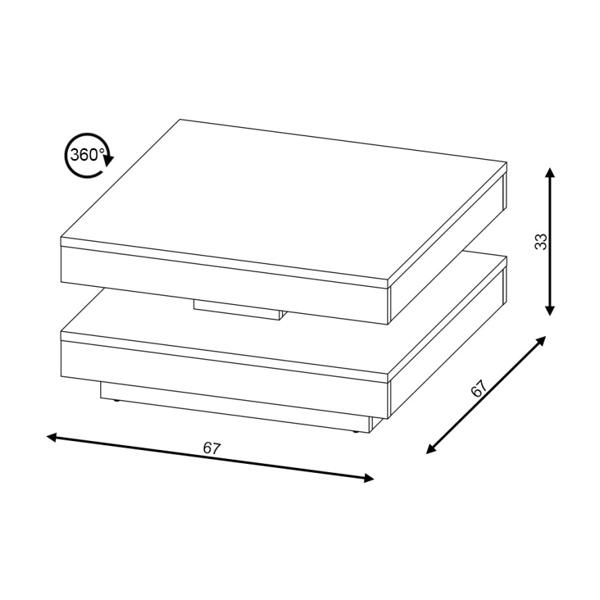 Konferenču galds TIMO balts