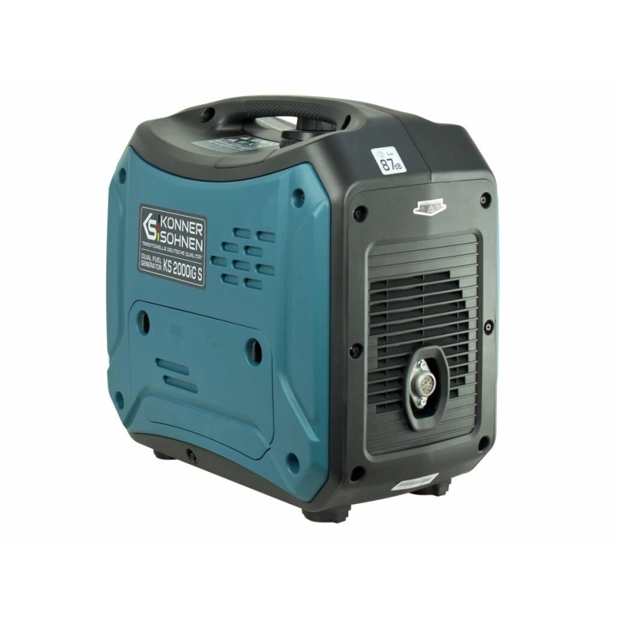 Könner & Söhnen KS7869 - Gāzes un degvielas invertora elektriskais ģenerators KS 2000iG S 2000W