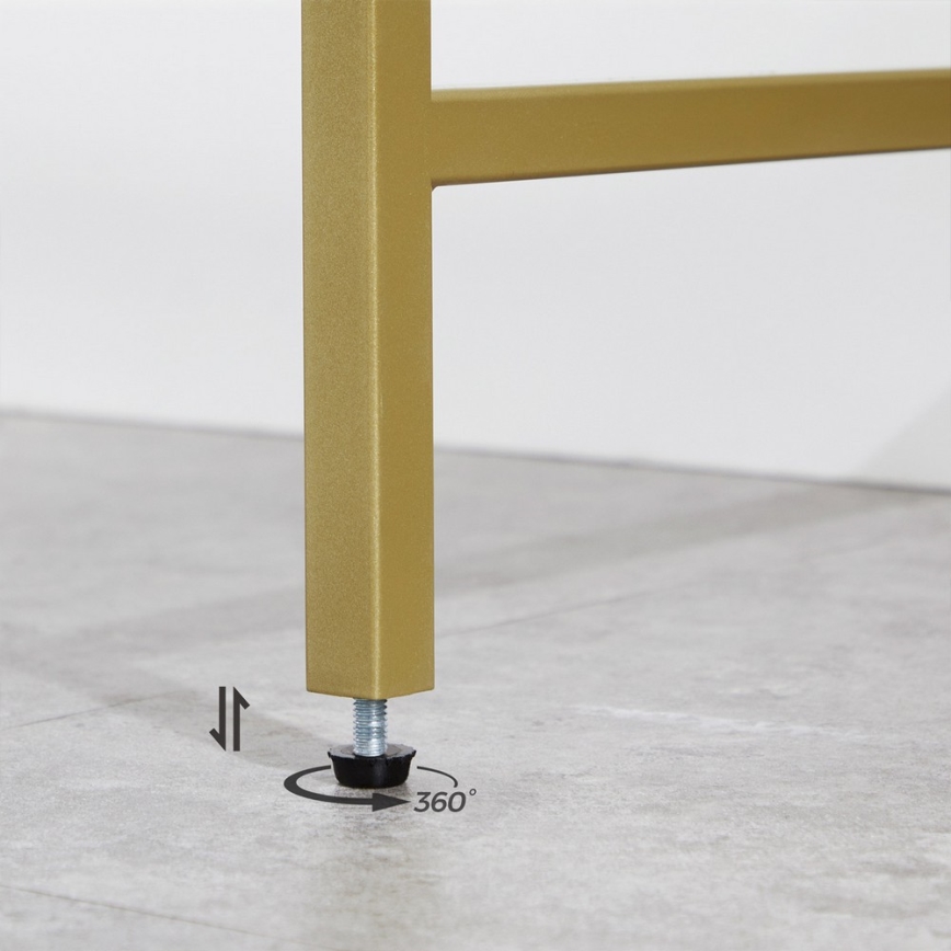 Konsoles galds CIREL, zelta krāsā