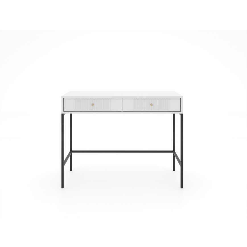 Konsoles galds LUE balts/melns