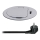 Kontaktligzda galda virsmai 1x230V + USB-C Power Delivery sudraba/melna