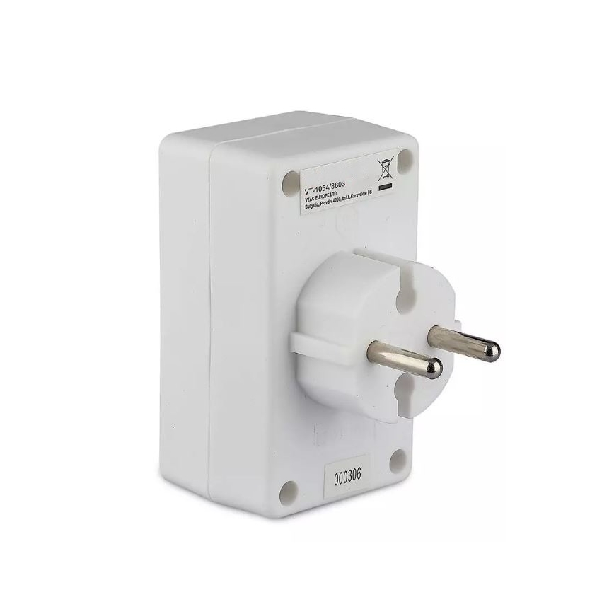 Kontaktligzdas sadalītājs 4x2,5A/230V