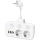 Kontaktligzdas sadalītājs ar slēdzi LINEA 2x230V + 4xUSB A/C SCHUKO balta