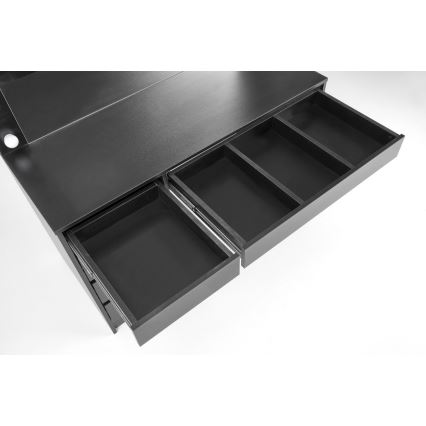 Kosmētikas galds AMORIO, melns