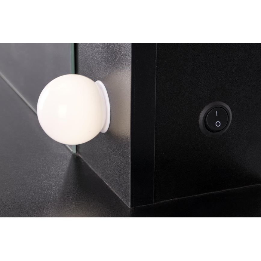 Kosmētikas galds AMORIO, melns