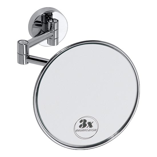 Kosmētikas spogulis 14×14 cm, sudraba krāsas