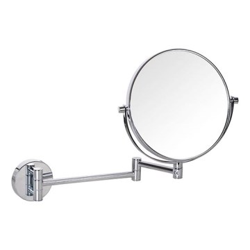 Kosmētikas spogulis 23x28 cm sudraba