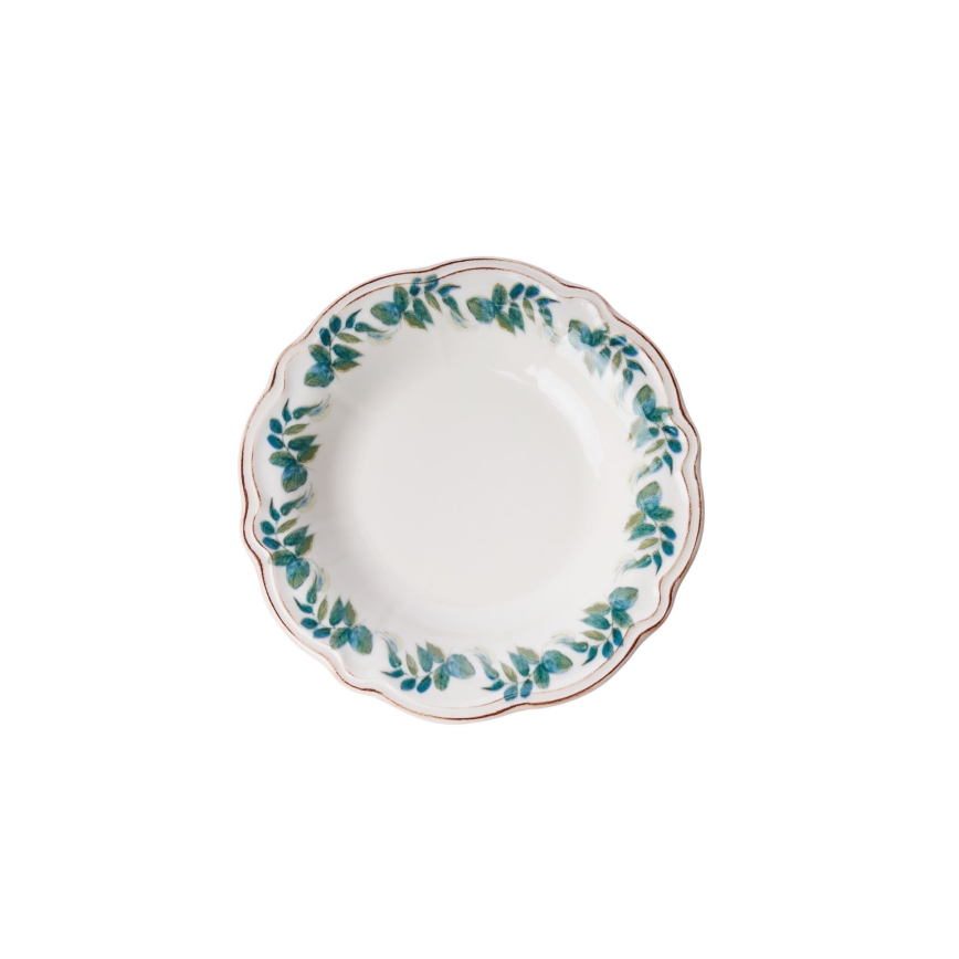 Krāsaina 18 daļu porcelāna servīze