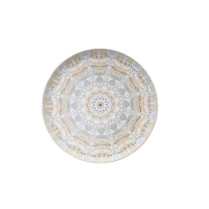 Krāsaina porcelāna 12 daļu galda servīze