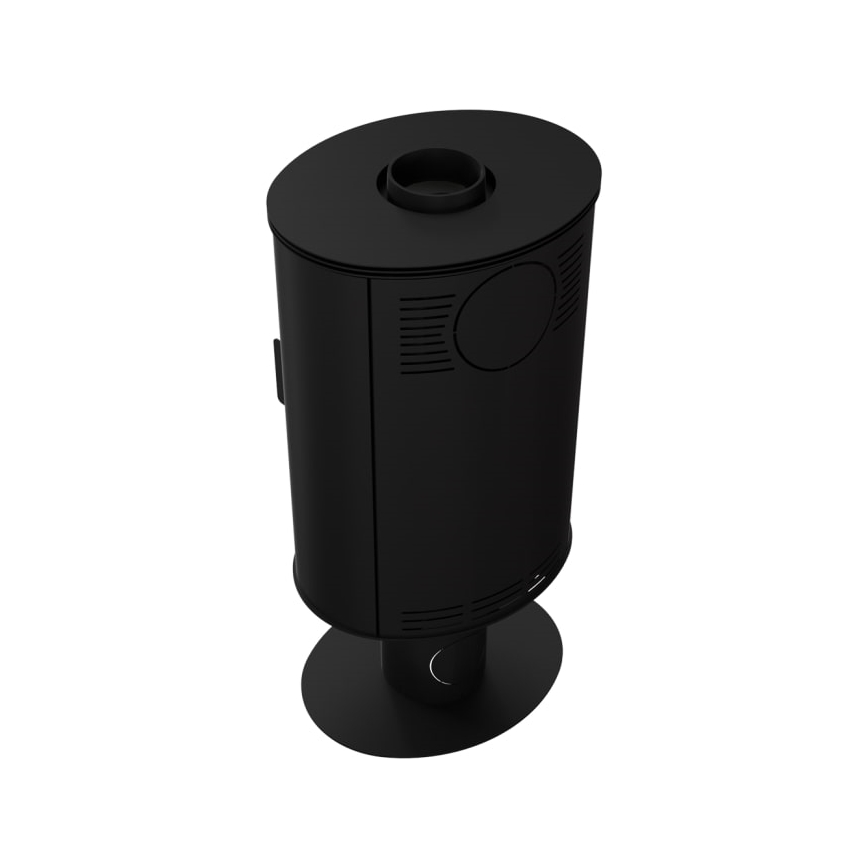 Kratki - Tērauda kamīna krāsns 8kW 150mm