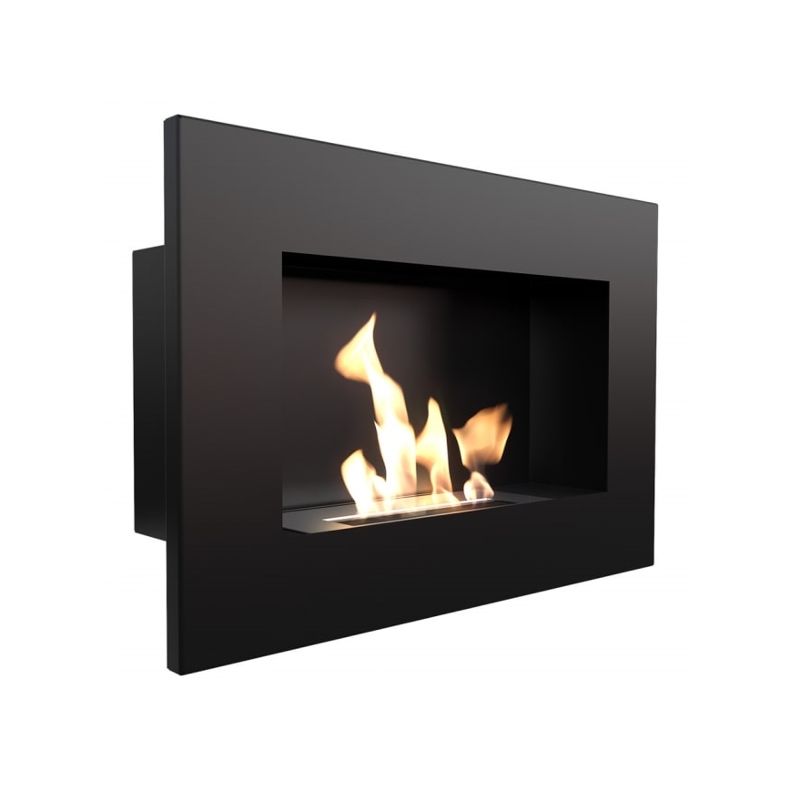 Kratki - Iebūvējams BIO Kamīns 40x60 cm 2kW melna