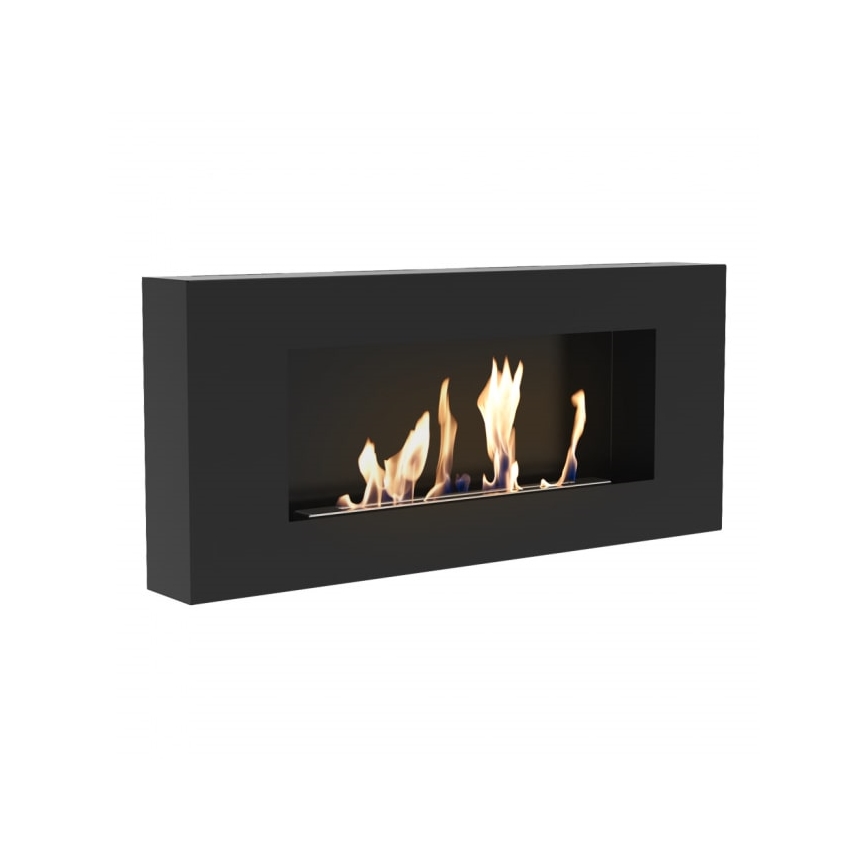 Kratki - Sienas BIO Kamīns 40x90 cm 1,5kW melna