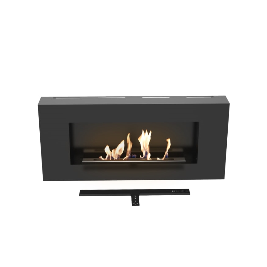 Kratki - Sienas BIO Kamīns 40x90 cm 1,5kW melna
