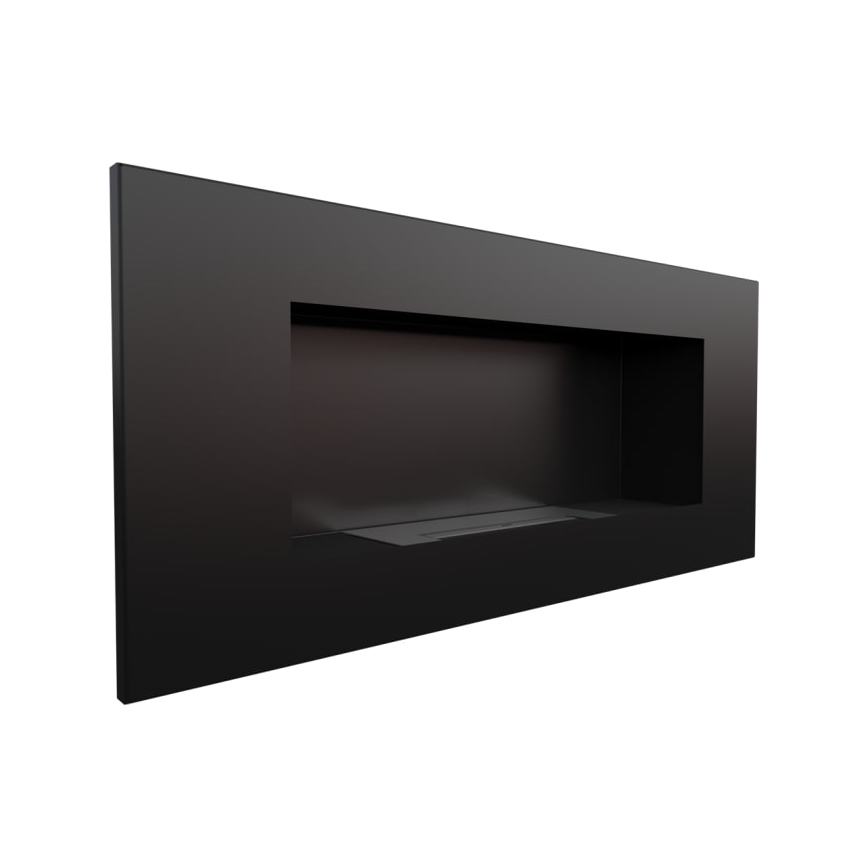 Kratki - Iebūvējams BIO Kamīns 40x90 cm 2kW melna