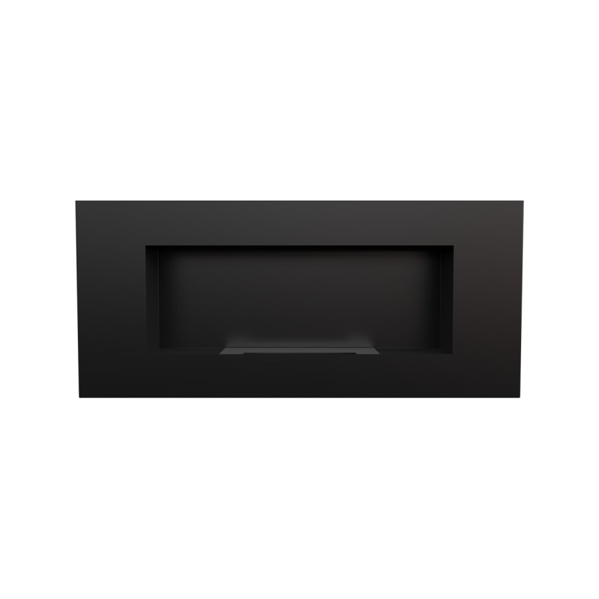 Kratki - Iebūvējams BIO Kamīns 40x90 cm 2kW melna