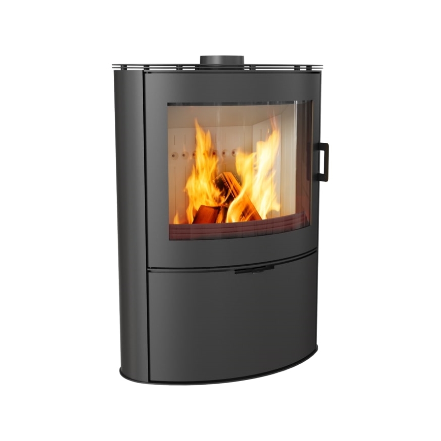 Kratki - Tērauda kamīna krāsns 10kW 150mm