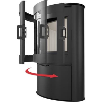 Kratki - Tērauda kamīna krāsns 10kW 150mm