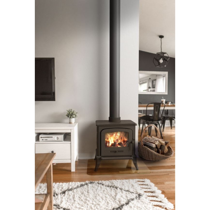 Kratki - Čuguna kamīnu krāsns 5kW 130mm