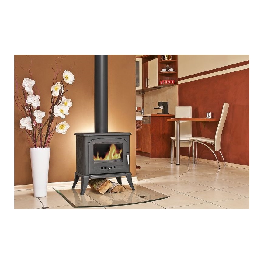 Kratki - Čuguna kamīnu krāsns 5kW 130mm