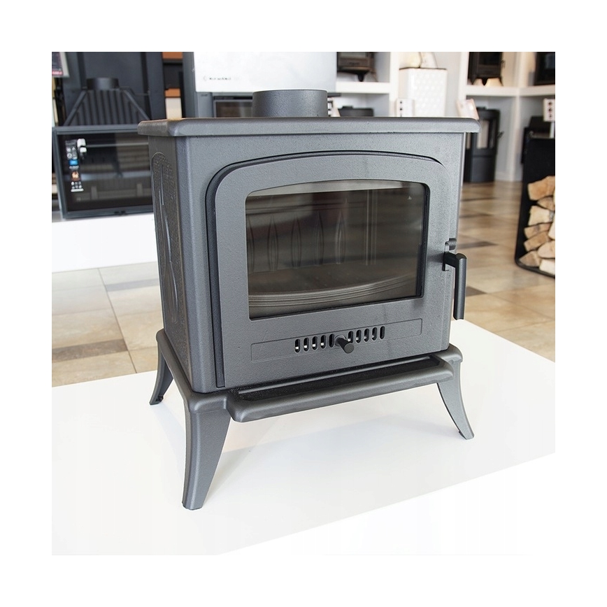 Kratki - Čuguna kamīnu krāsns 5kW 130mm