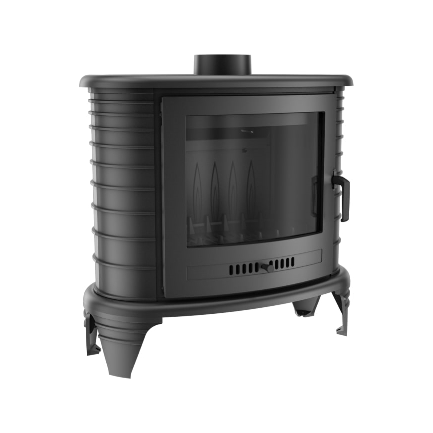 Kratki - Čuguna kamīns 9kW 130 mm