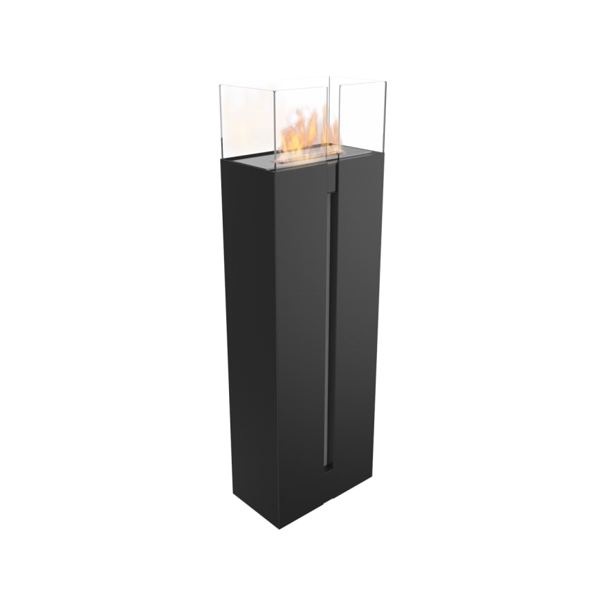 Kratki - BIO kamīns 113,6x35,9 cm 2kW melns