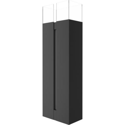 Kratki - BIO kamīns 113,6x35,9 cm 2kW melns