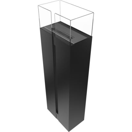 Kratki - BIO kamīns 113,6x35,9 cm 2kW melns
