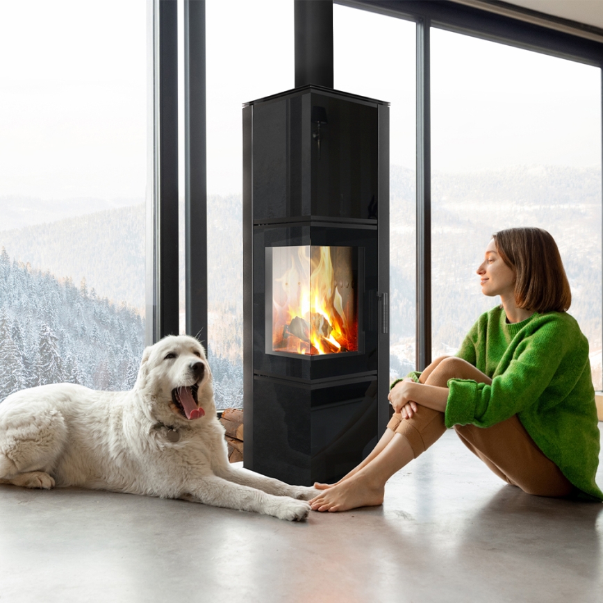 Kratki - Tērauda kamīns 8kW 150mm