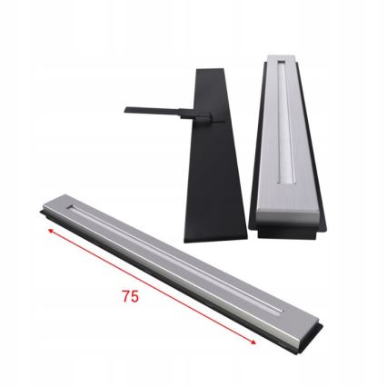 Kratki - Iebūvējamais BIO kamīns 50x100 cm 3,5kW melns