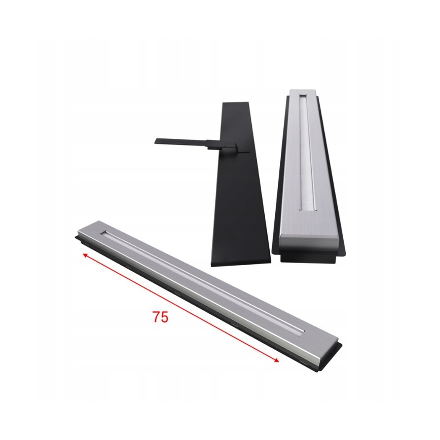 Kratki - Iebūvējamais BIO kamīns 50x100 cm 3,5kW melns