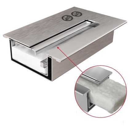 Kratki - Iebūvējamais BIO kamīns 50x100 cm 3,5kW melns