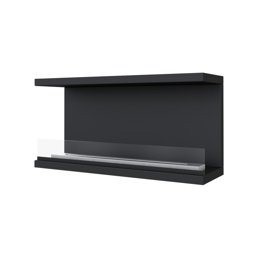 Kratki - Iebūvējams BIO Kamīns 50x100 cm 7kW melna