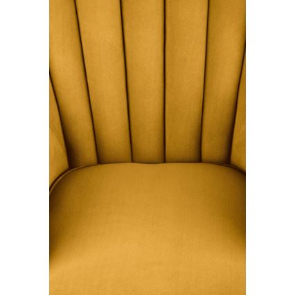 Krēsls CLARUS — dzeltens