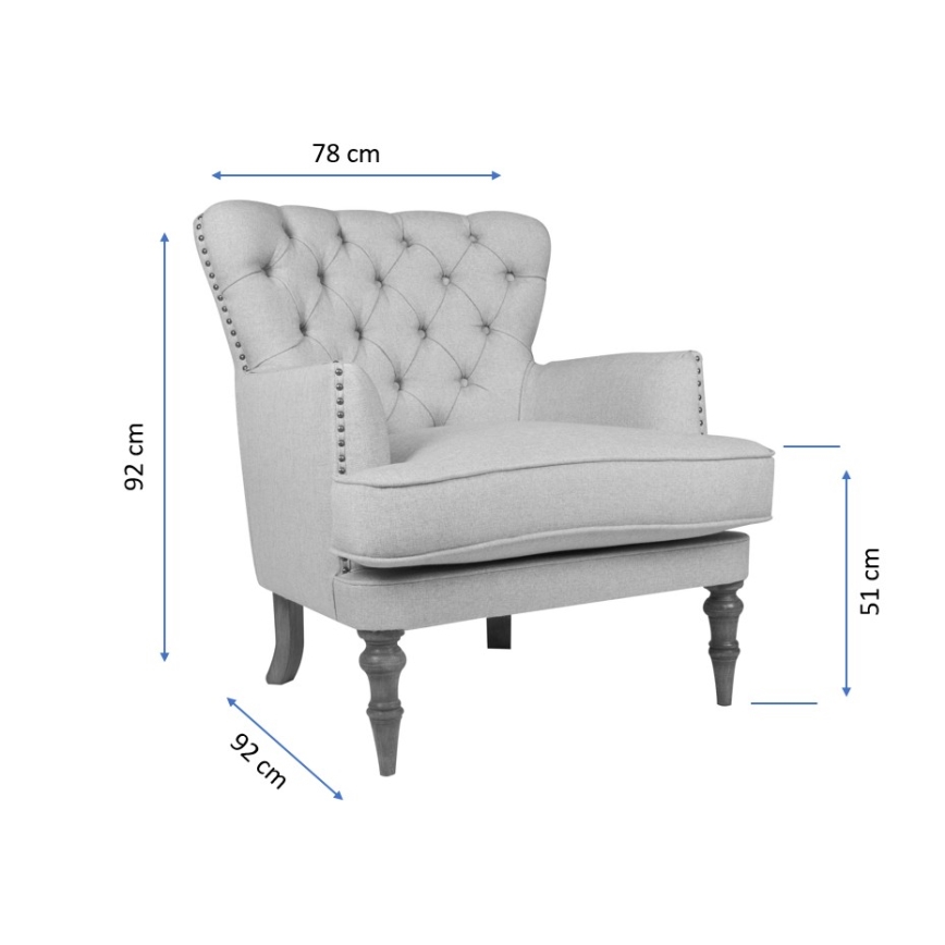 Krēsls SCOT, bēšs