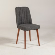 Krēsls VINA 85x46 cm antracīta/brūns