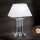 Kristāla galda lampa VERONIQUE 1xE27/60W/230V balta/hroms