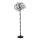 Kristāla grīdas stāvlampa 5xG9/40W/230V melna