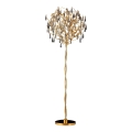 Kristāla grīdas stāvlampa 5xG9/40W/230V zelta