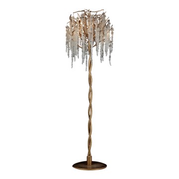 Kristāla grīdas stāvlampa 5xG9/40W/230V zelta