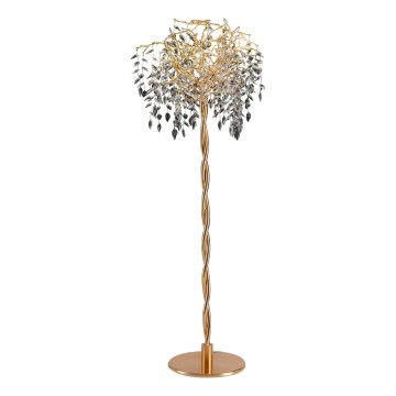 Kristāla grīdas stāvlampa 5xG9/40W/230V zelta