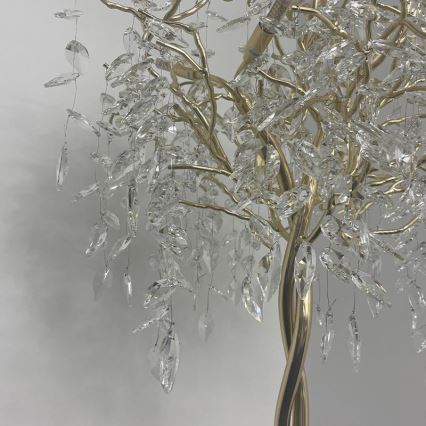 Kristāla grīdas stāvlampa 5xG9/40W/230V zelta