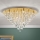 Kristāla griestu lampa CELESTE 12xG9/40W/230V d. 75 cm zelta