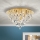 Kristāla griestu lampa CELESTE 6xG9/40W/230V d. 45 cm zelta