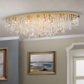Kristāla griestu lampa CRYSTALRIVER 21xG9/40W/230V zelta